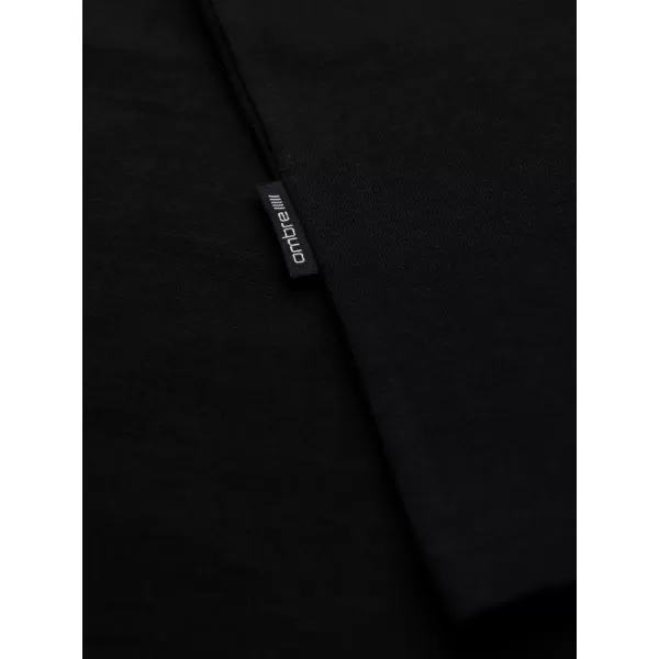  Herren-T-Shirt OMBRE OM-TSBS-0268 SCHWARZ 
