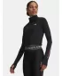 Damen-T-Shirt UNDER ARMOUR TECH BRANDED 1/2 ZIP 6009988-001 SCHWARZ