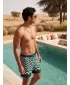 Herrenshorts OMBRE OM-SRSS-0221 GRÜN UND SCHWARZ