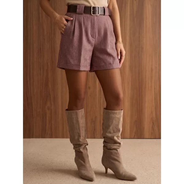  Damen-Shorts DSTREET SY0598 BURGUND 