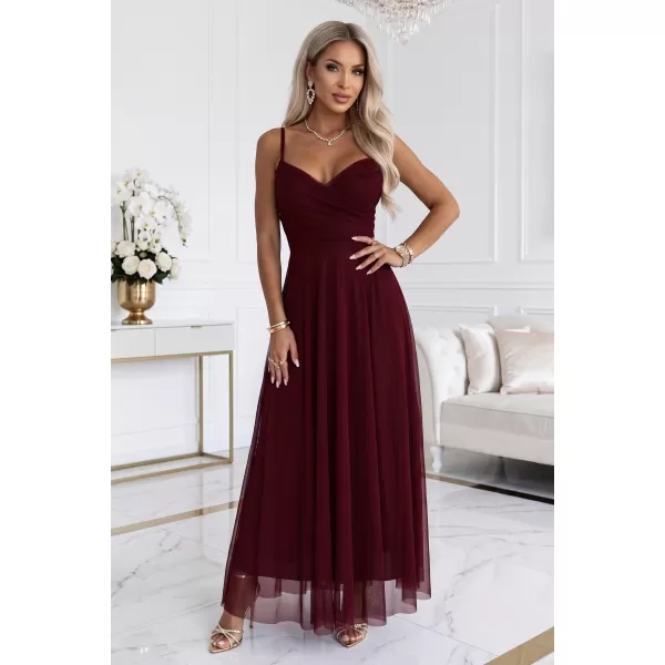  Damenkleid NUMOCO 681-3 BURGUND 