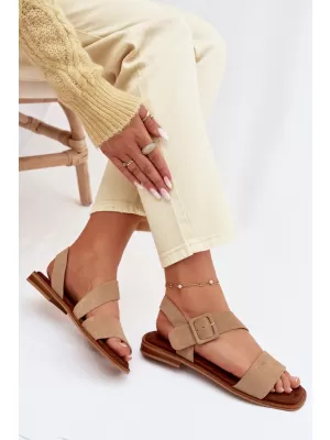 Damensandalen BIG STAR SHOES TT274491 BEIGE