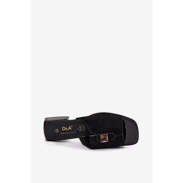  Damenhausschuhe D&A JC61-1002 SCHWARZ 