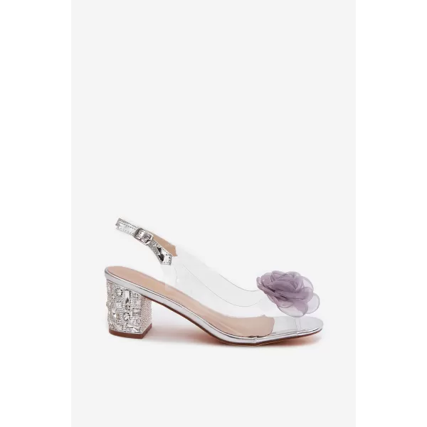 Damensandalen D&A MR61-9011 SILBER 