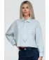 Damenhemd OMBRE OW-SH-E0069 BLAU