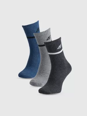 Herrensocken 4F WSS26USOCM589 MEHRFARBIGE MELANGE