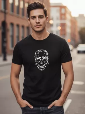 Herren-T-Shirt DSTREET NX074R SCHWARZ