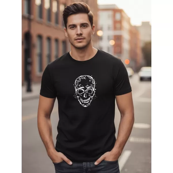  Herren-T-Shirt DSTREET NX074R SCHWARZ 