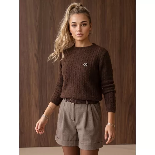  Damenpullover DSTREET MY2674 BRAUN 