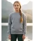Kinder-Sweatshirt MALFINI CREW 427 DUNKELGRAUE HIGHLIGHTS