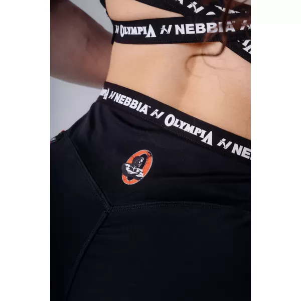  Damen-Shorts NEBBIA OLYMPIA HIGH-WAIST 937 SCHWARZ 