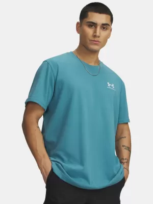 Herren-T-Shirt UNDER ARMOUR M LOGO EMB HEAVYWEIGHT SS 1373997-466 BLAU