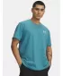 Herren-T-Shirt UNDER ARMOUR M LOGO EMB HEAVYWEIGHT SS 1373997-466 BLAU