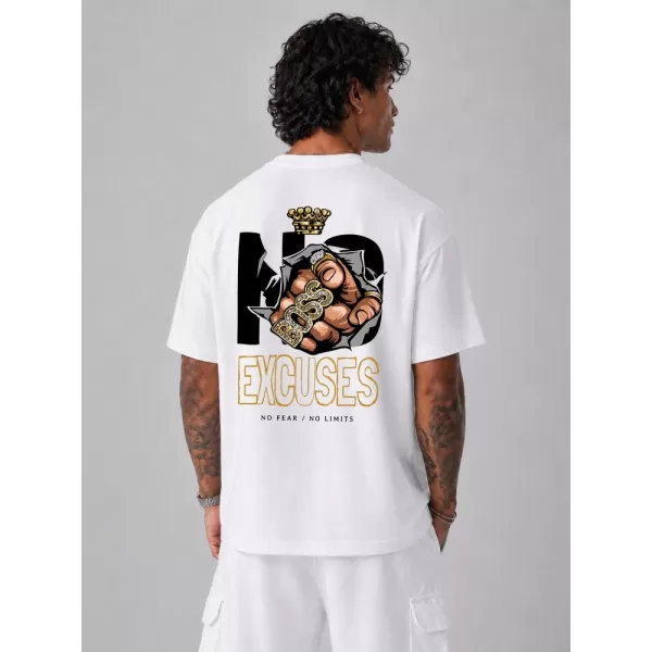  Herren-T-Shirt DSTREET NX4006R-WH-O WEIß 