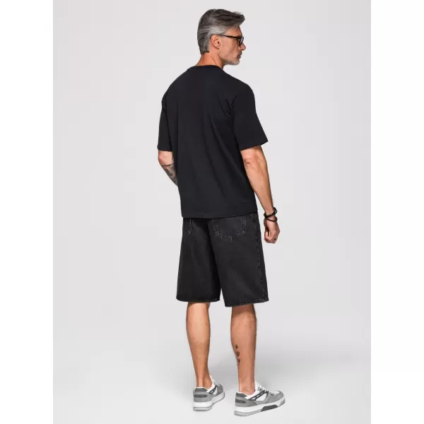  Herren-T-Shirt OMBRE OM-TSCT-0276 SCHWARZ 