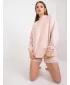 Damen-Sweatshirt BASIC FEEL GOOD AP-BL-A-R001 LEUCHTEND ROSA