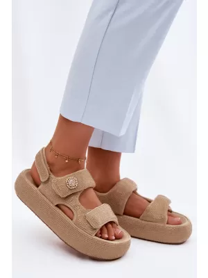 Damensandalen GOE TT2N4101 BEIGE