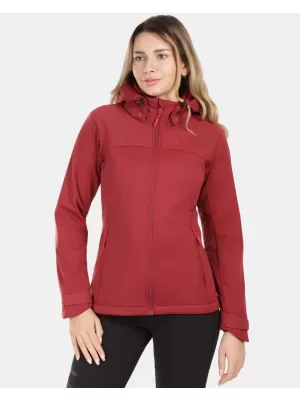 Softshelljacke für Damen KILPI ONTAVIA-W 1L0113KI DUNKELROT