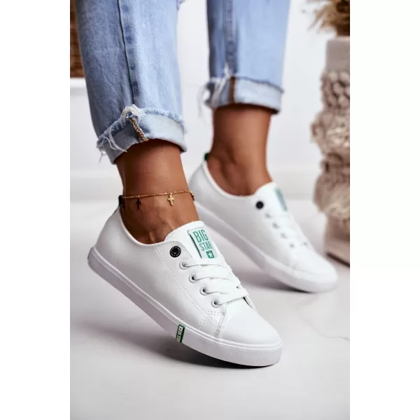  Damen-Sneaker BIG STAR SHOES GG274006 WEIß/GRÜN 