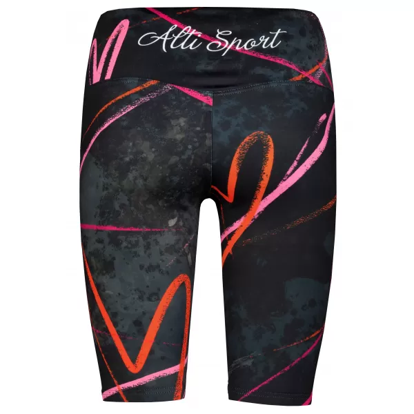  Premium-Overknee-Leggings für Damen (neue Größen) ALTISPORT VOJ/ALW082LEG06 SCHWARZ 
