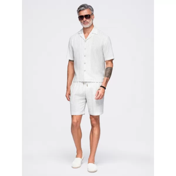  Herrenshorts OMBRE OM-SRCS-0208 CREMEFARBEN 