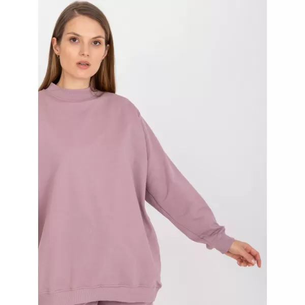  Damen-Sweatshirt BASIC FEEL GOOD AP-BL-A-R001 DUNKELROSA 