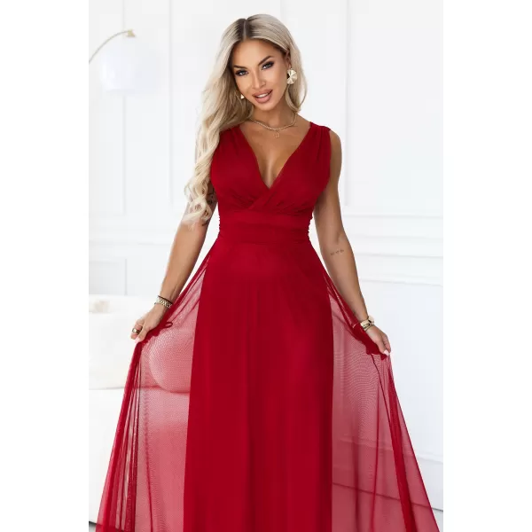  Kleid NUMOCO 687-2 HELLES BURGUNDERROT 
