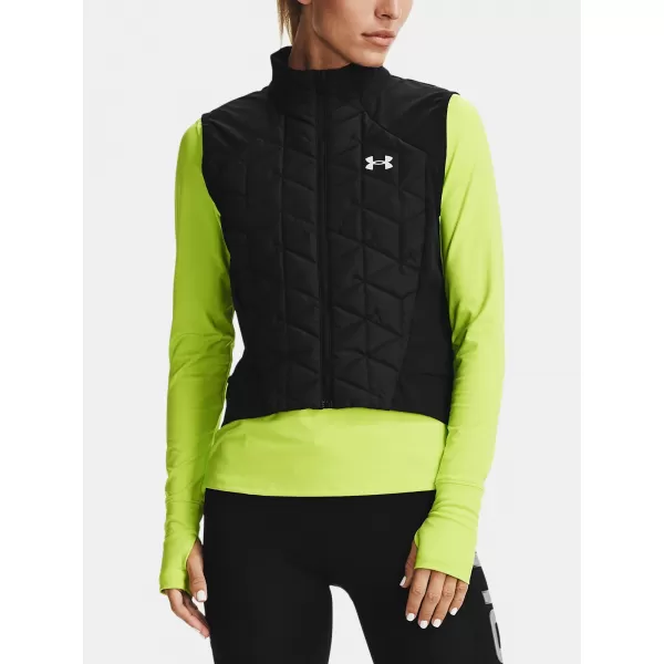  Damenweste UNDER ARMOUR CG REACTOR RUN STORM VEST 1355811-001 SCHWARZ 