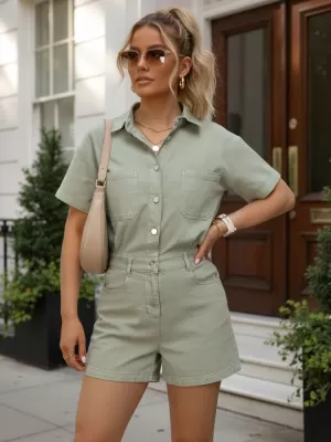 Kleid DSTREET EY2690 GRÜN