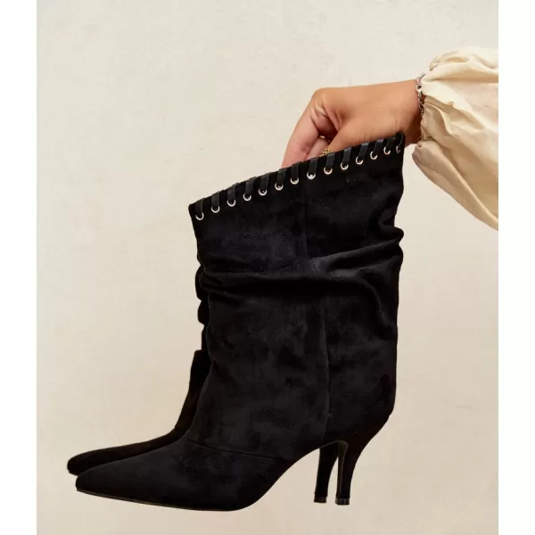  Damen-Stiefeletten BOTO 2568A SCHWARZ 