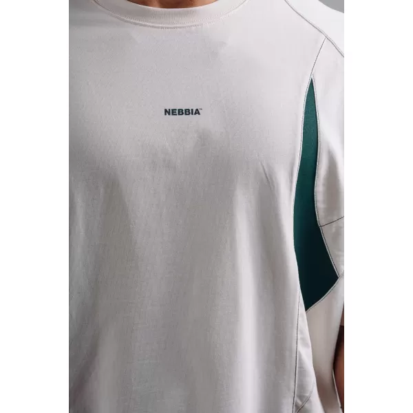  Übergroßes Pump-Cover-T-Shirt NEBBIA PRIMAL 871 CREME 