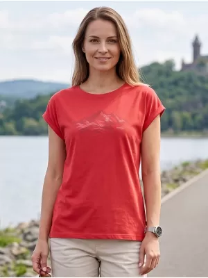 Outdoor-Shirt für Damen ALPINE PRO NOGERA 2 HIMBEER-PC-VARIANTE