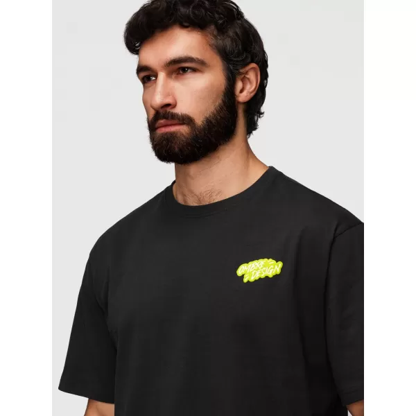  Herren-T-Shirt OMBRE OM-TSPT-0288 SCHWARZ 
