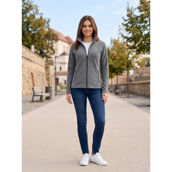  Fleece-Sweatshirt für Damen ALTISPORT ALW002852 SCHWARZES HIGHLIGHT 