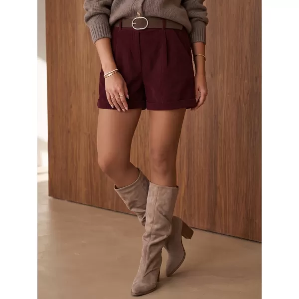  Damen-Shorts DSTREET SY0607 BURGUND 