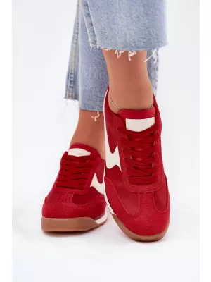Damen-Sneaker BOTO 25SP30-9099 ROT/BEIGE