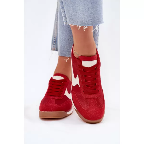 Damen-Sneaker BOTO 25SP30-9099 ROT/BEIGE 