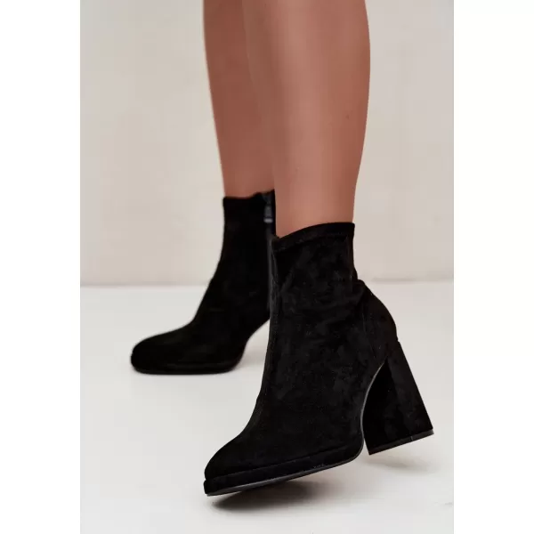  Damen-Stiefeletten BOTO NN636 SCHWARZ 