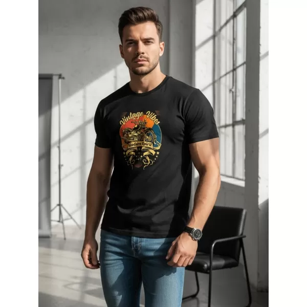  Herren-T-Shirt DSTREET NX052R SCHWARZ 