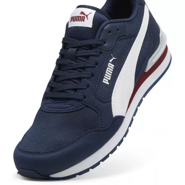  Stiefel PUMA ST RUNNER V4 MESH 39966602 CLUB NAVY/ CLUB NAVY/PUMA WHITE/TEAM REGAL RED/PLATINUM GREY 