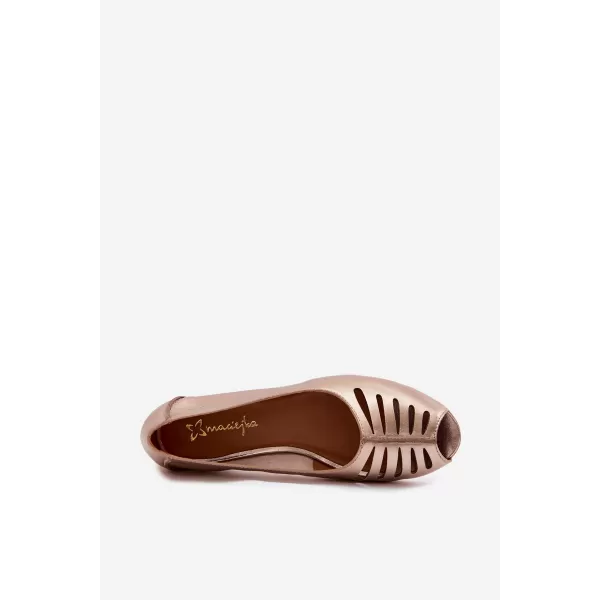 Ballerinas für Damen MACIEJKA P7541-32/00-1 GOLD 