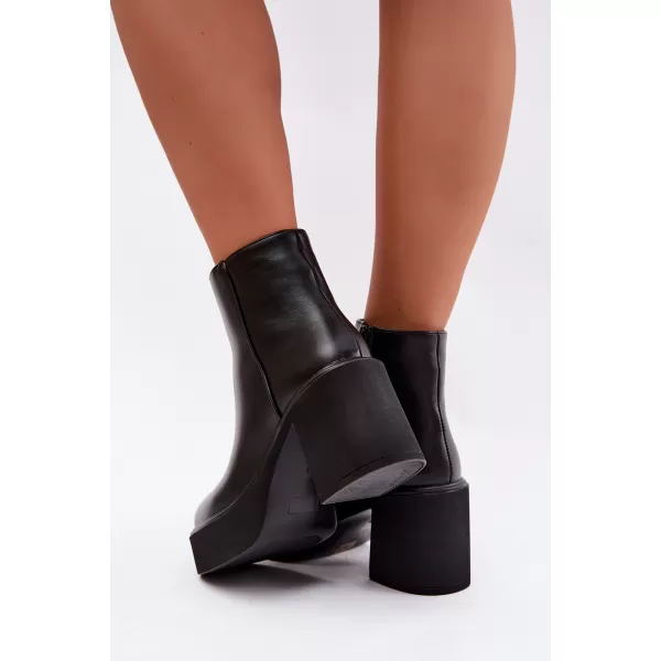  Damen-Stiefeletten BOTO 5303 SCHWARZ 