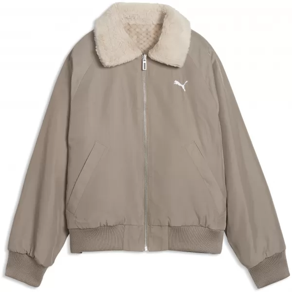  Damenjacke PUMA REVERSIBLE BLOUSON HIGH LOFT LINING JACK 69456681 MAUSGRAU 