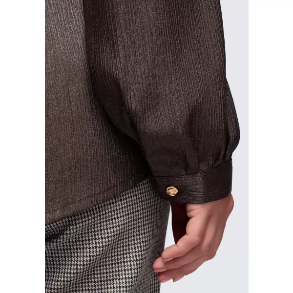  Damenhemd OMBRE OW-SH-E0071 BRAUN 