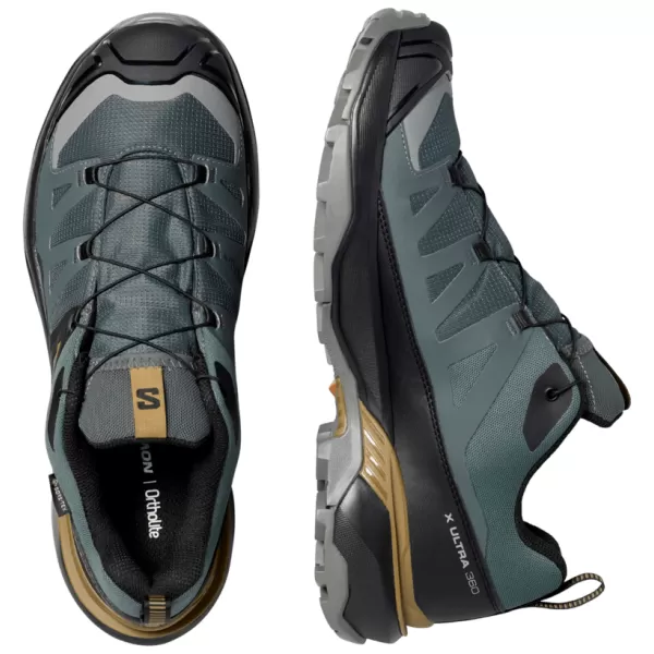  Herrenschuhe SALOMON X ULTRA 360 GORE-TEX L49101700 URBAN CHIC/SCHWARZ/BRILLANTOLIV 