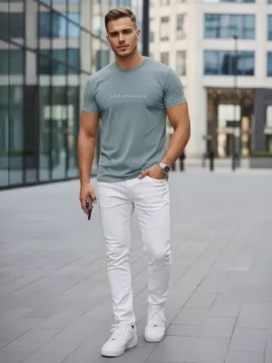 Herren-T-Shirt DSTREET NX5099R-SB BLAU
