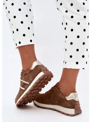 Damen-Sneaker D&A LR62-7101 BEIGE