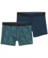 Herren-Boxershorts PUMA MEN GRAPHICAL PRINT BOXERS 2P 94780403 GRÜNE KOMBINATION