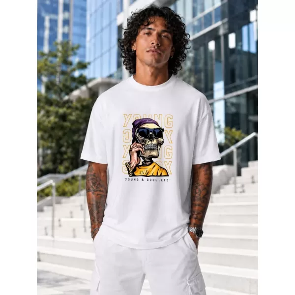  Herren-T-Shirt DSTREET NX1019R-WH-O WEIß 