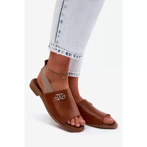  Damensandalen ZAZOO 40473 BRAUN 